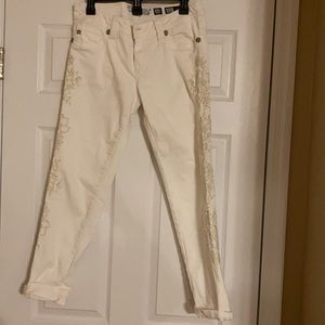 Miss me white jeans EUC